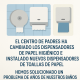 Mejoras en baños escolares gestionadas por el Centro de Padres – nuevos dispensadores instalados