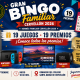 Afiche oficial con los 19 premios del Gran Bingo Familiar Cervellón 2026